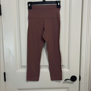 Lululemon High-Waisted Mauve Leggings